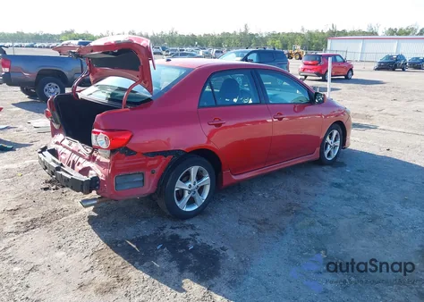 2011 Toyota Corolla S z USA, uszkodzony, nr VIN 2T1BU4EE3BC715291